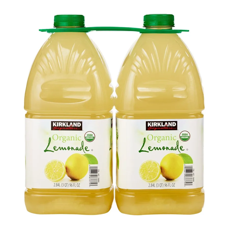 Kirkland Signature Organic Lemonade, front of pack