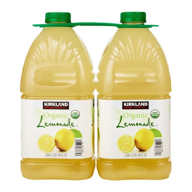 Kirkland Signature Organic Lemonade, front of pack