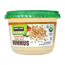 Kirkland Signature Roasted pine nut hummus, front of pack