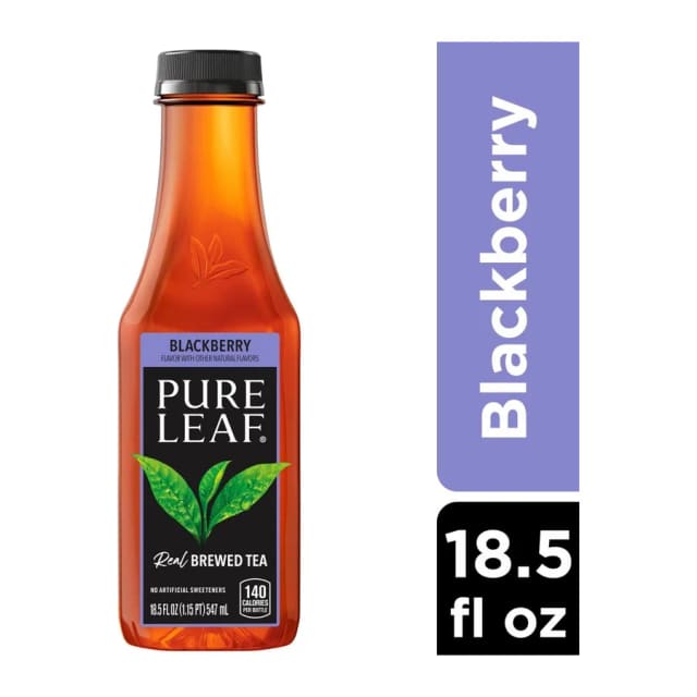 Pure Leaf Blackberry Tea, front of pack