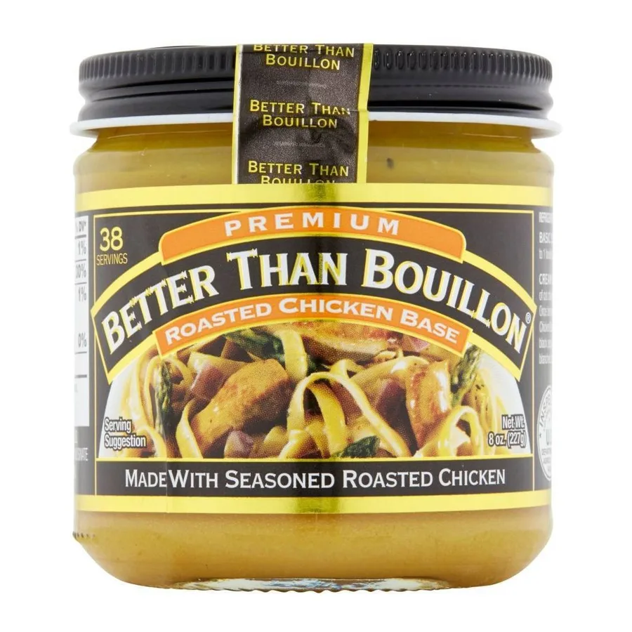 Better Than Bouillon Roasted Chicken base, front of pack