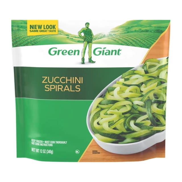 Green Giant Veggie Spirals Zucchini, front of pack