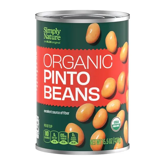 Simply Nature Pinto Beans, front of pack