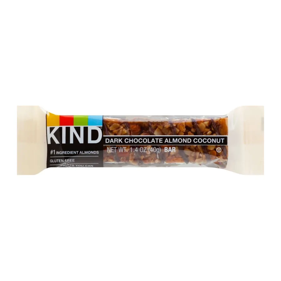Kind Fruit & Nut Fruit & nut dark chocolate almond and coconut bar, front of pack