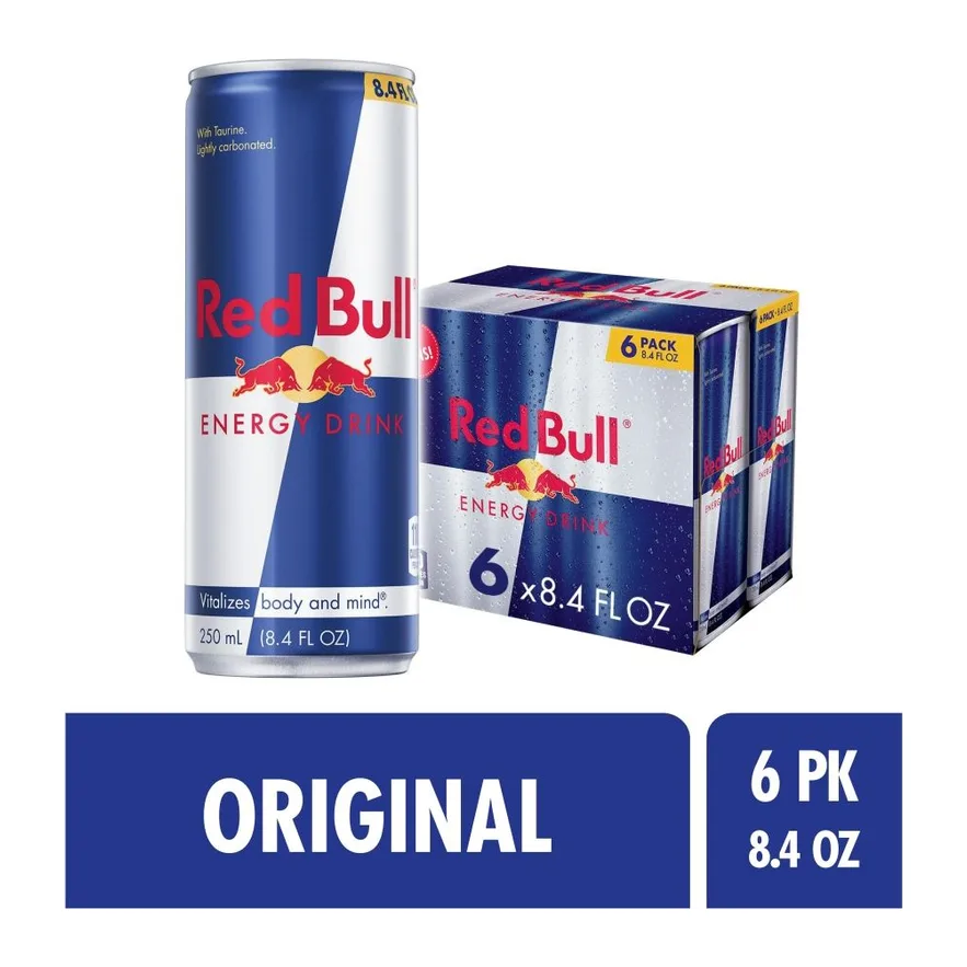 Red Bull Energy drink, front of pack