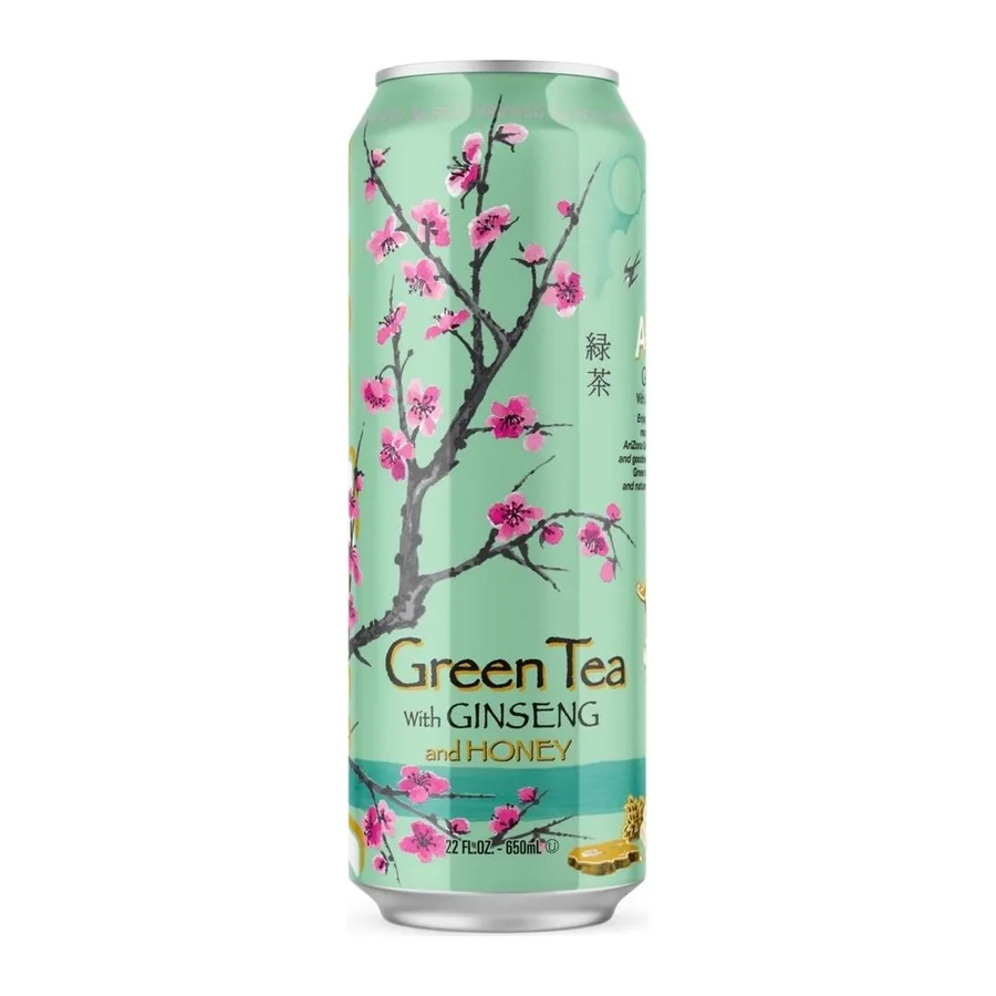 Arizona Green Tea with Ginseng and Honey, front of pack