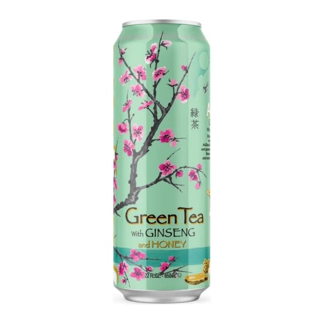 Arizona Green Tea with Ginseng and Honey, front of pack