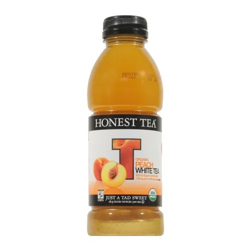 Honest Tea Peach White Tea, front of pack