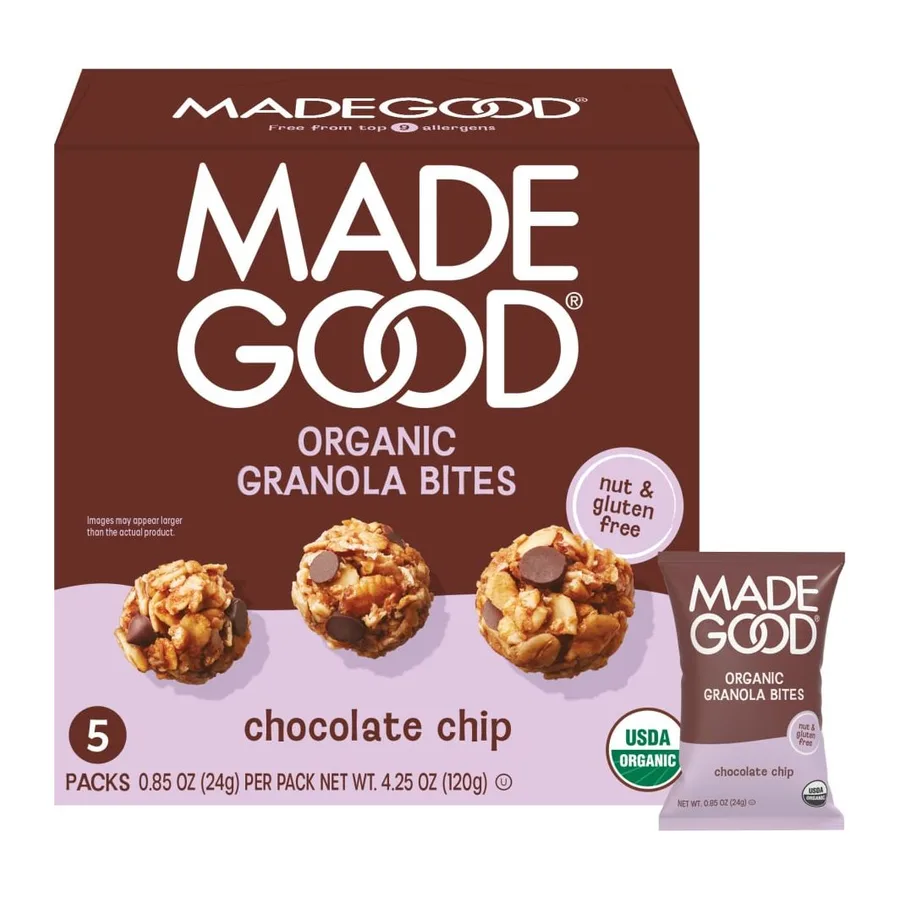 Made Good Granola Minis Chocolate Chip, front of pack
