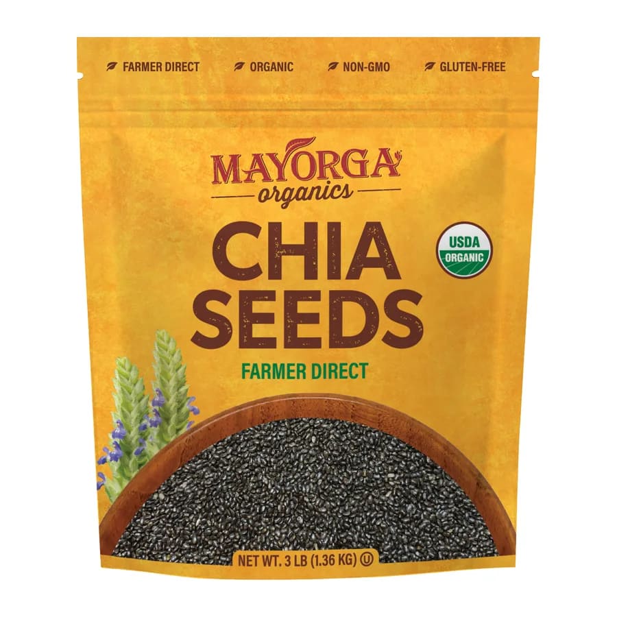 Mayorga Chia Seeds, front of pack