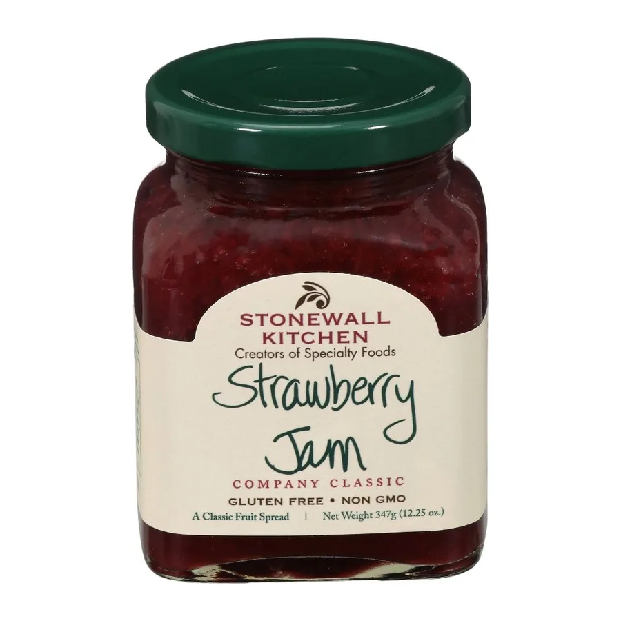 Stonewall Kitchen Strawberry Jam, front of pack
