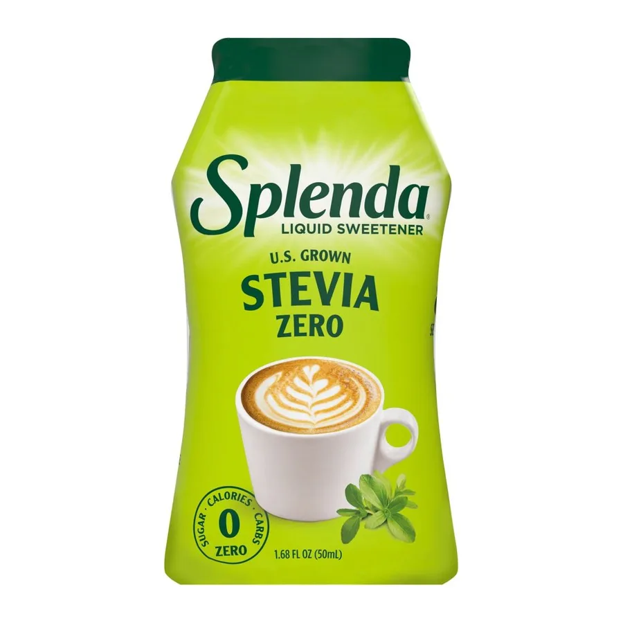 Splenda Liquid stevia zero calorie sweetener, front of pack