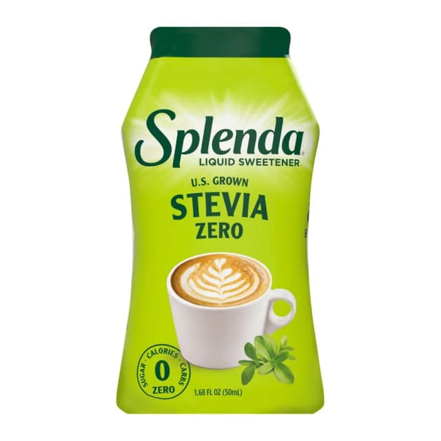Splenda Liquid stevia zero calorie sweetener, front of pack