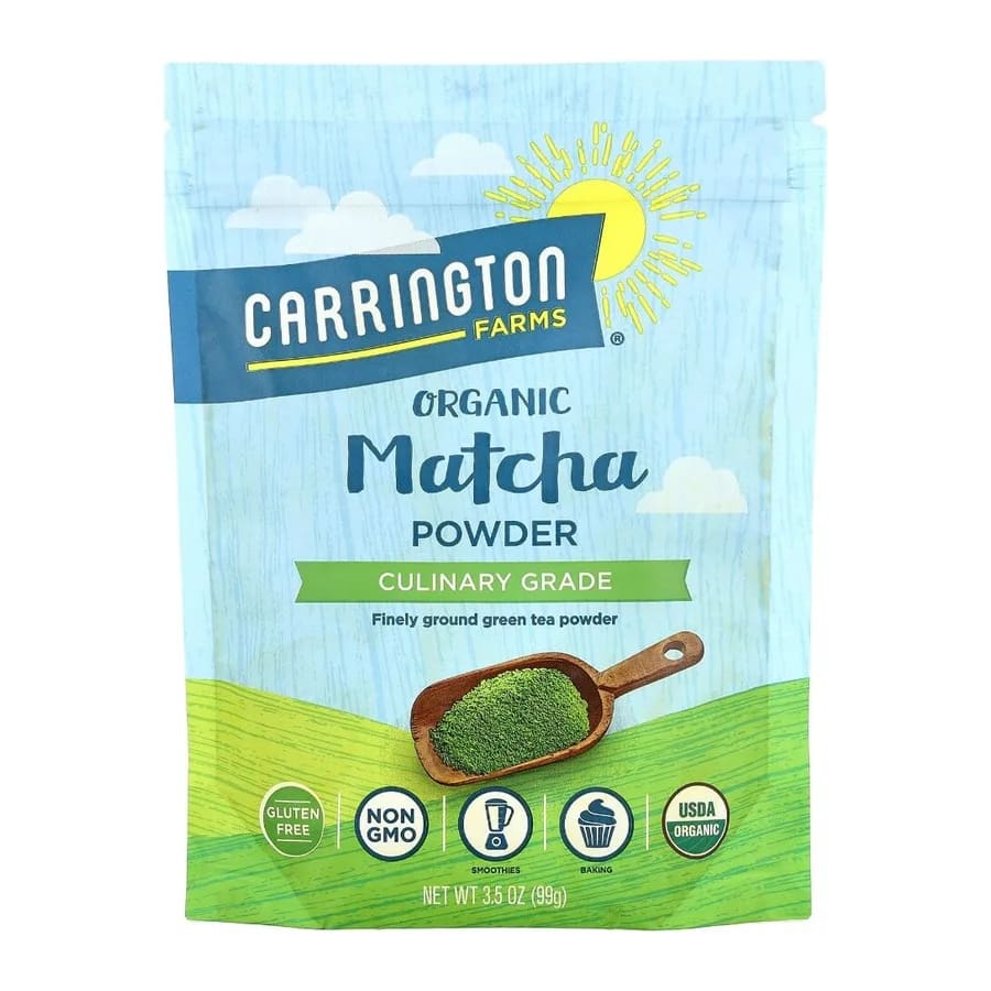 Carrington Farms Culinary Matcha Powder, front of pack