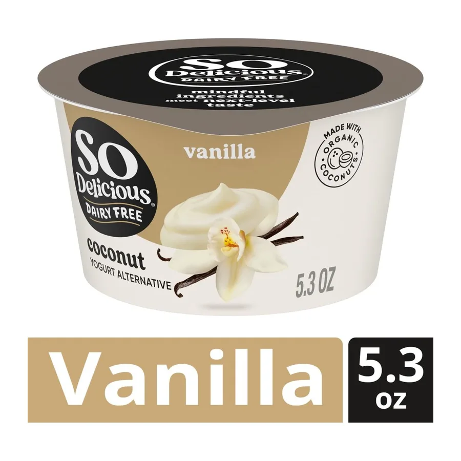 So Delicious Coconut Milk Yogurt Alternative, Vanilla, front of pack