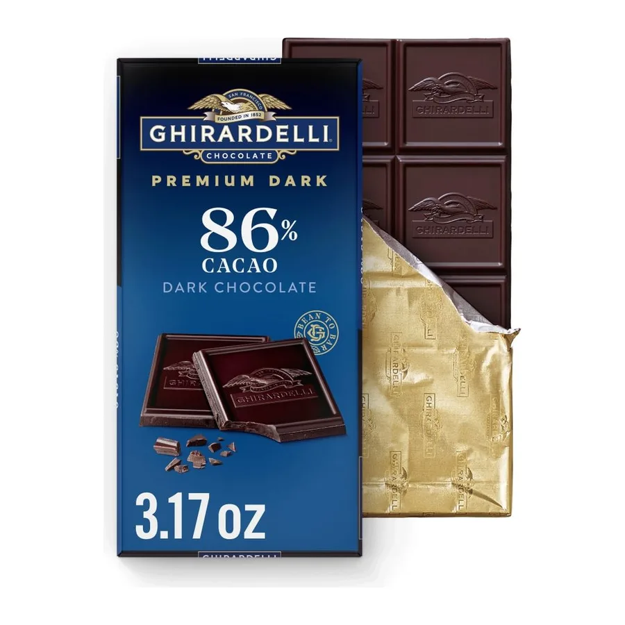 Ghirardelli Chocolate intense dark bar, front of pack
