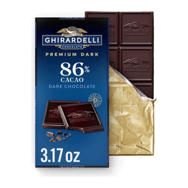 Ghirardelli Chocolate intense dark bar, front of pack