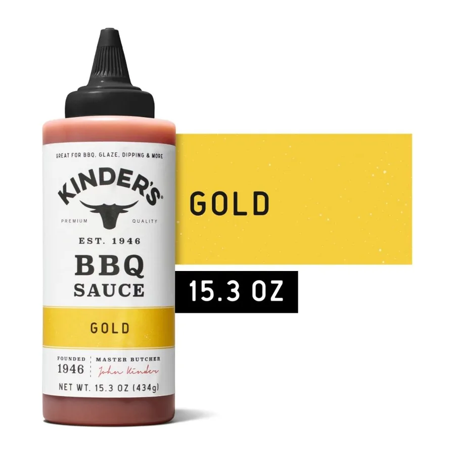 Kinder’s BBQ Sauce Gold, front of pack