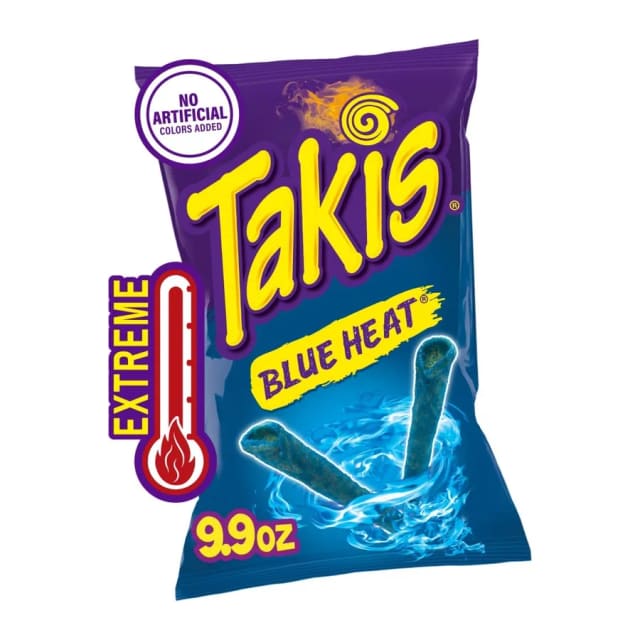 Takis Blue Heat, front of pack