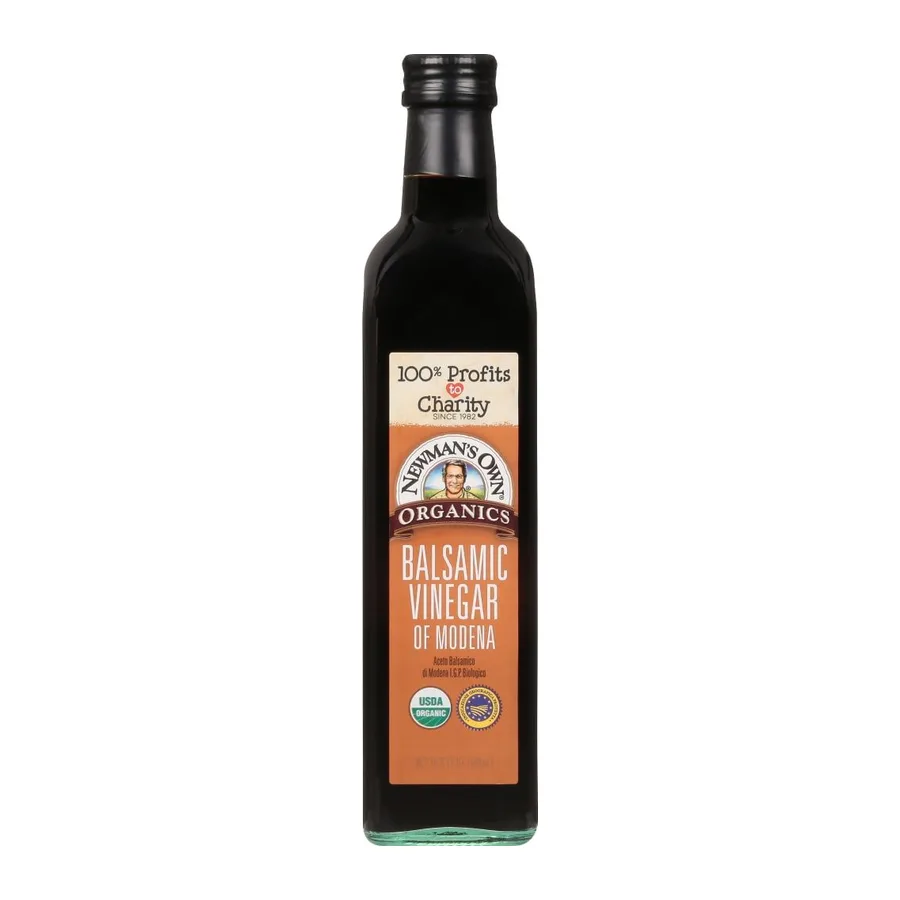 Newman's Own Balsamic Vinegar of Modena, front of pack