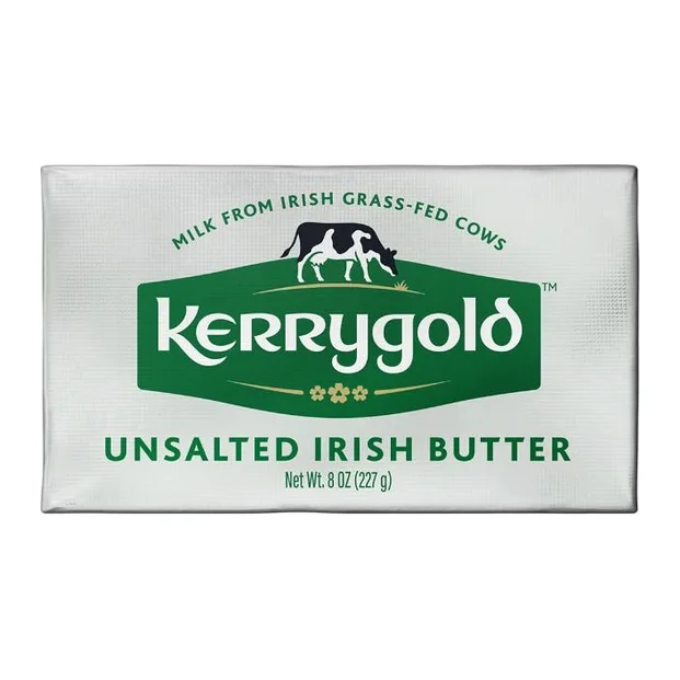 Kerrygold Unsalted Butter, front of pack