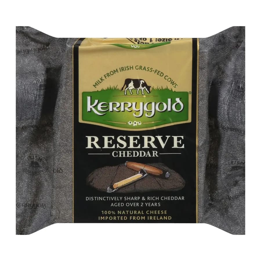 Kerrygold Reserve Cheddar Cheese, front of pack
