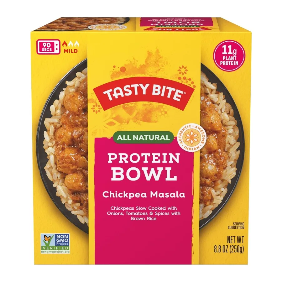 Tasty Bite Chickpea Masala Protein Bowl, front of pack