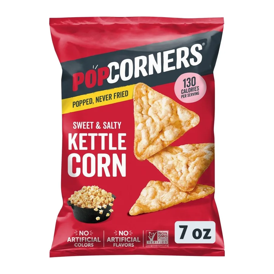 Popcorners Kettle Popped-Corn Snacks Sweet & Salty, front of pack