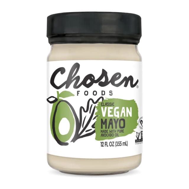 Chosen Foods Avocado Oil Vegan Mayo, front of pack