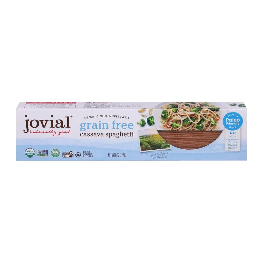 Jovial Spaghetti, Cassava, front of pack
