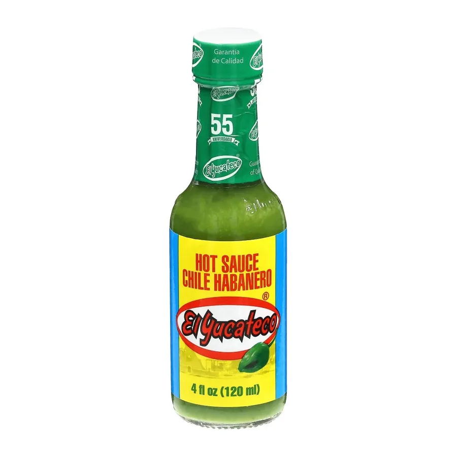 El Yucateco Hot Sauce Chile Habanero, front of pack