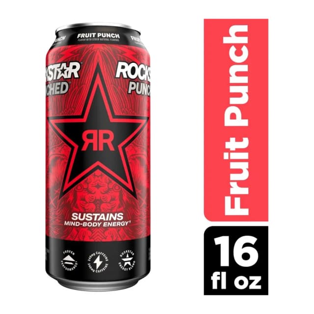Rockstar Fruit Punch, front of pack