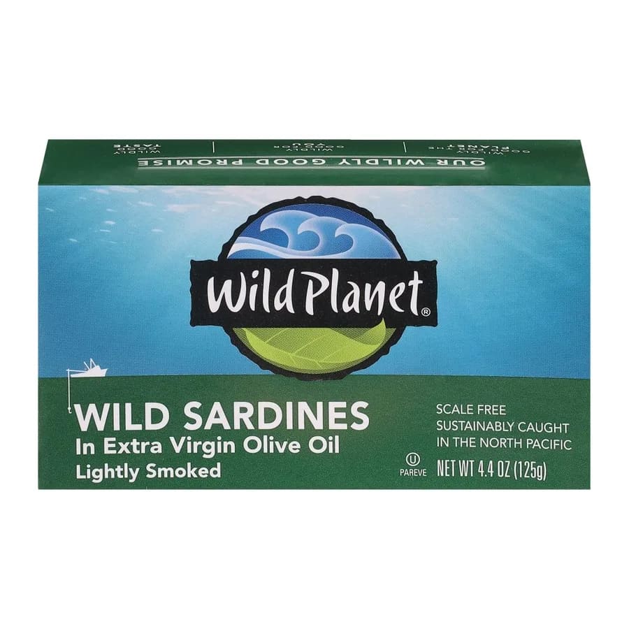 Wild Planet Wild pacific sardines, front of pack