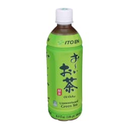 Ito En Unsweetened Green Tea, front of pack