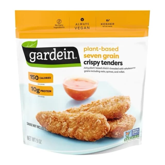 Gardein Seven Grain Crispy Tenders, front of pack