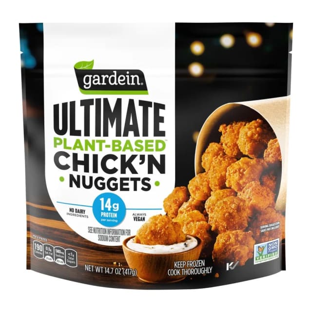 Gardein Ultimate Plant-Based Chick'n Nuggets, front of pack