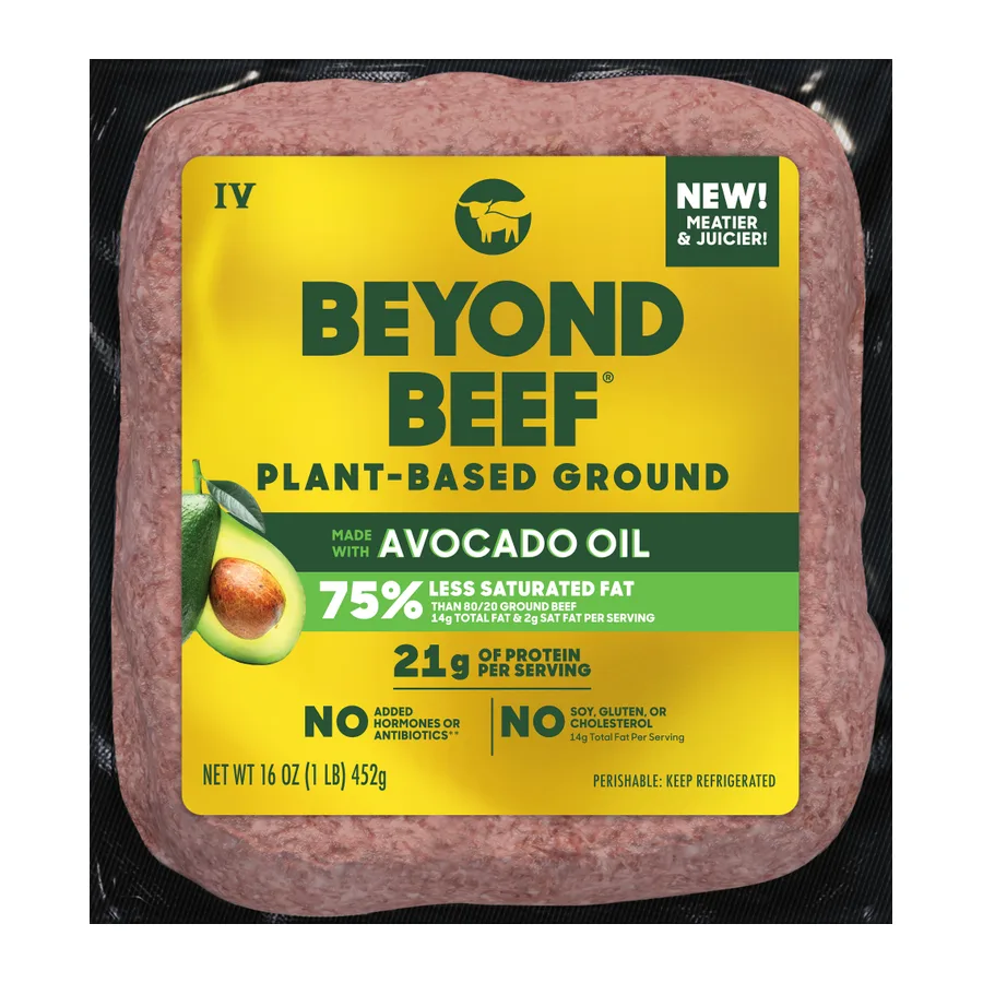 Beyond Meat Beyond beef Plant-based Ground, front of pack
