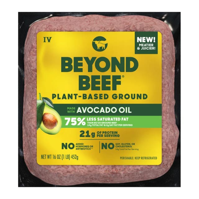 Beyond Meat Beyond beef Plant-based Ground, front of pack