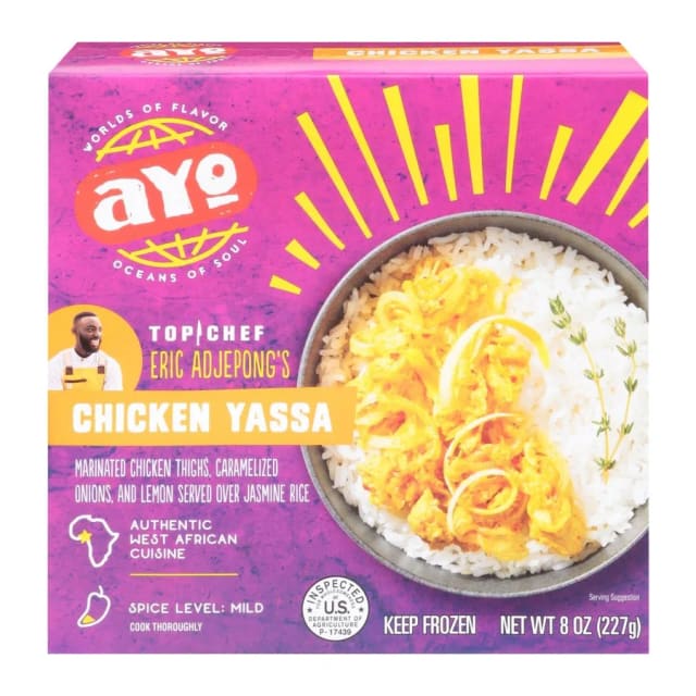 Ayo Chicken Yassa, front of pack