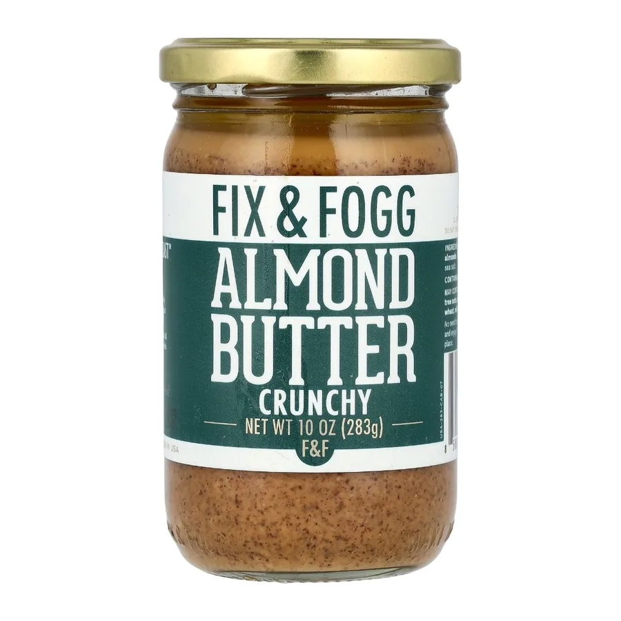 Fix & Fogg Crunchy almond butter, front of pack