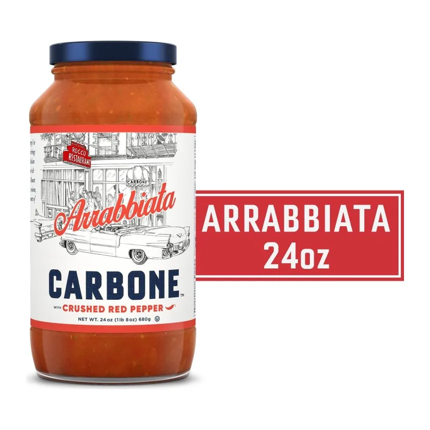Carbone Arrabbiata Sauce, front of pack