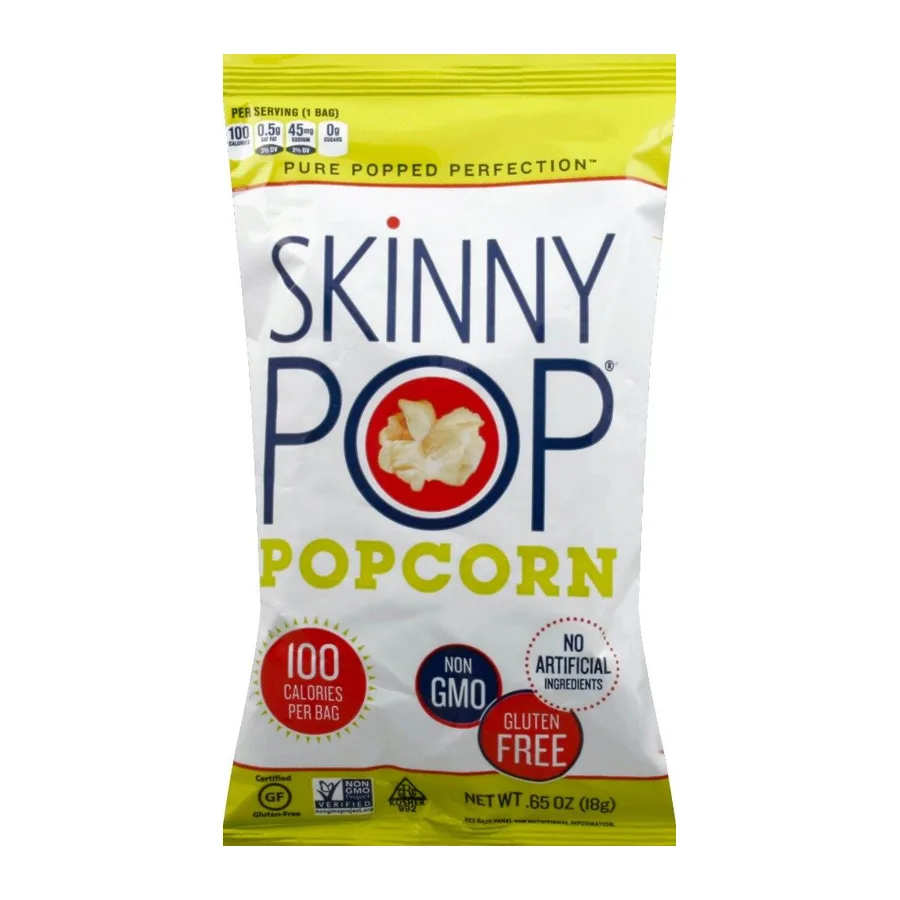 Skinnypop Popcorn, front of pack