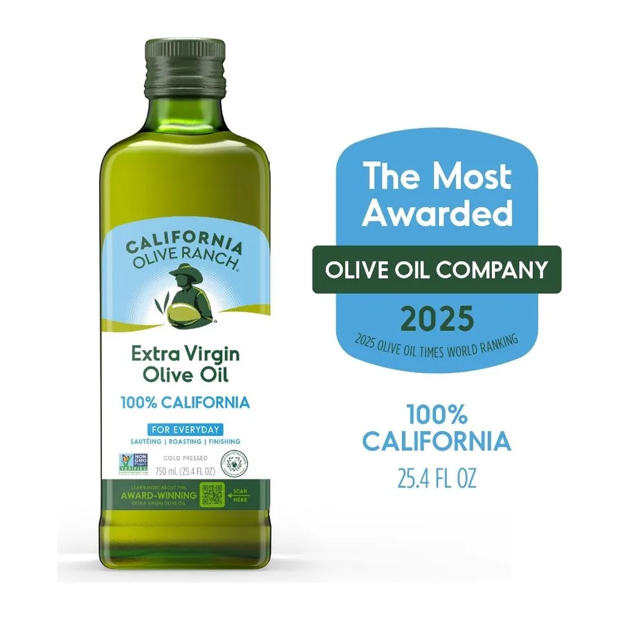 California Olive Ranch 100% California Extra Virgin Olive Oil, front of pack