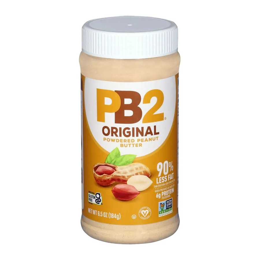 Pb2 Powdered peanut butter, front of pack