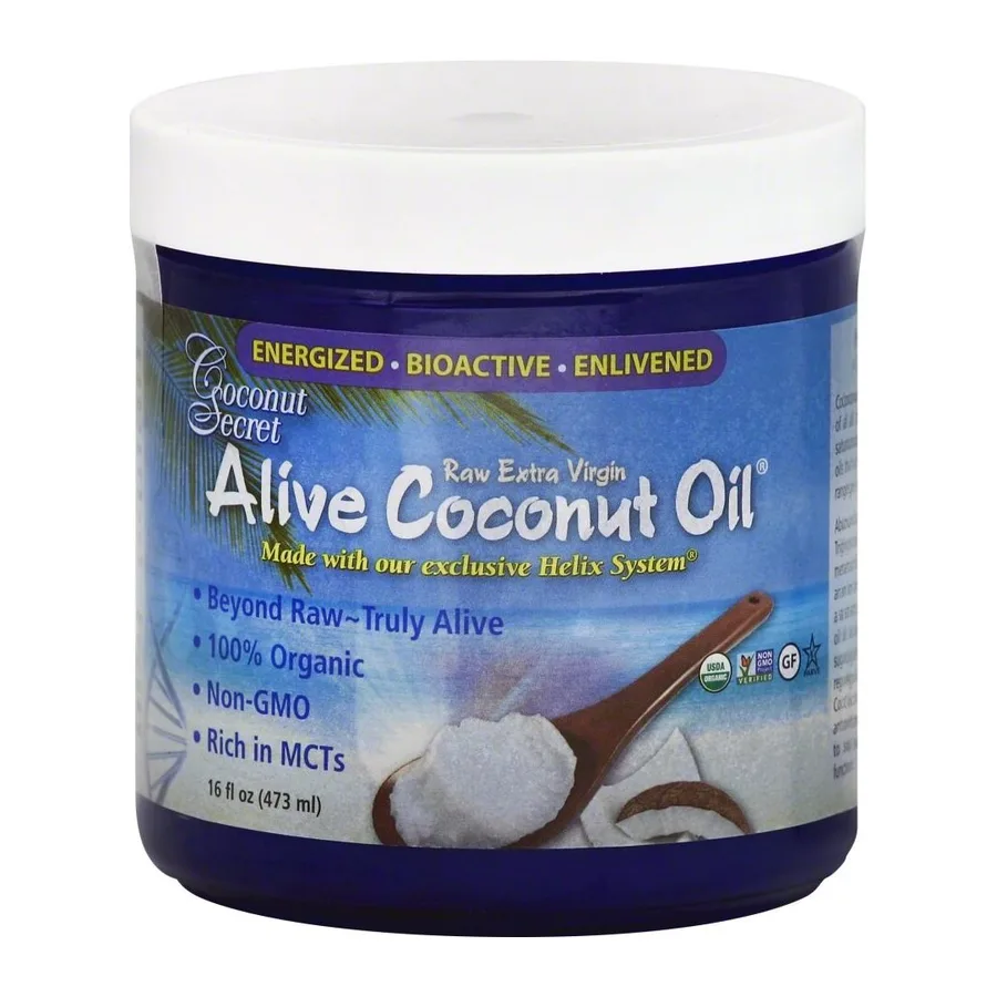 Coconut Secret Organic Alive Coconut Oil, front of pack