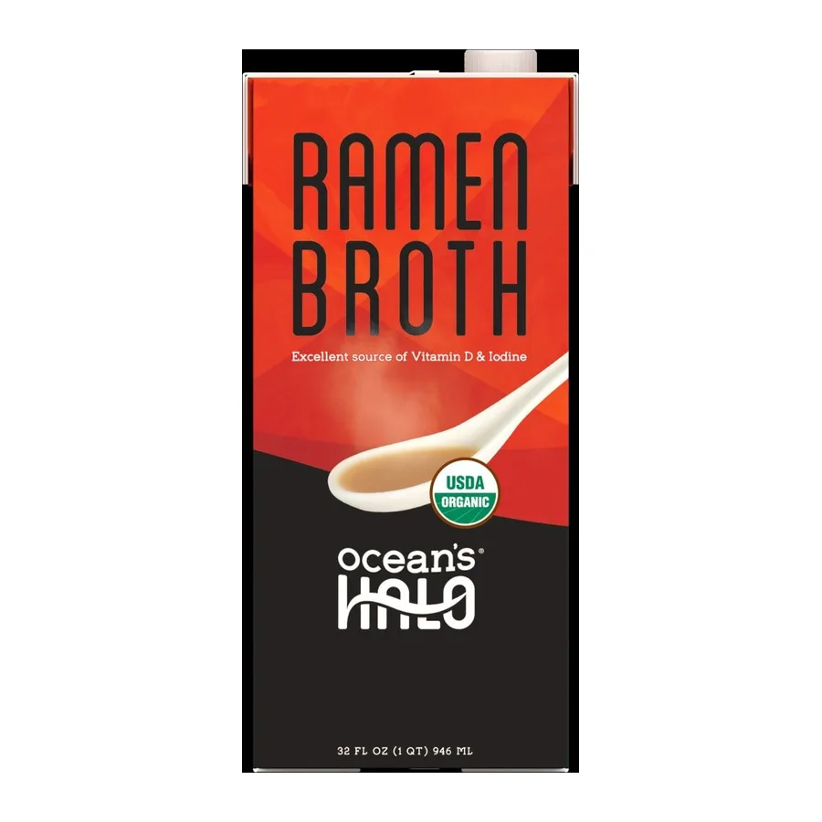 Ocean's Halo Ramea broth, front of pack