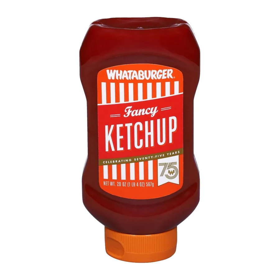 Whataburger Spicy Ketchup, front of pack