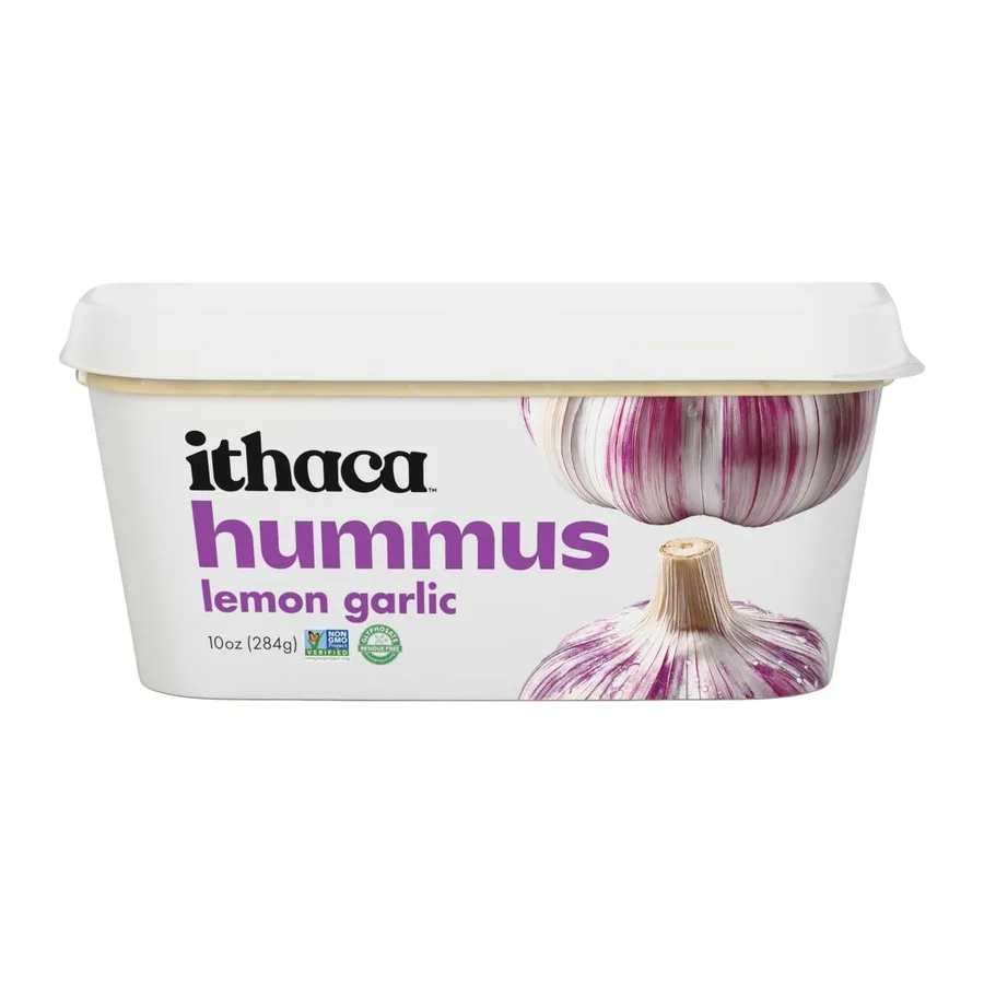Ithaca Lemon Garlic, front of pack