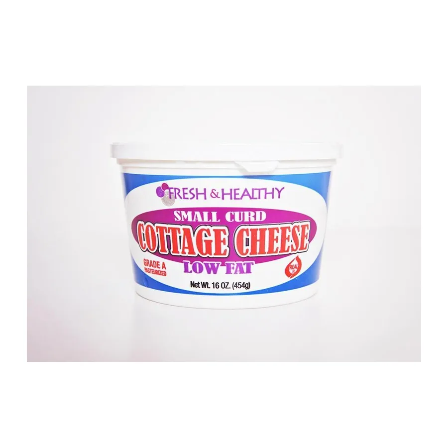 Fresh & Healthy Small Curd Cottage Cheese, front of pack