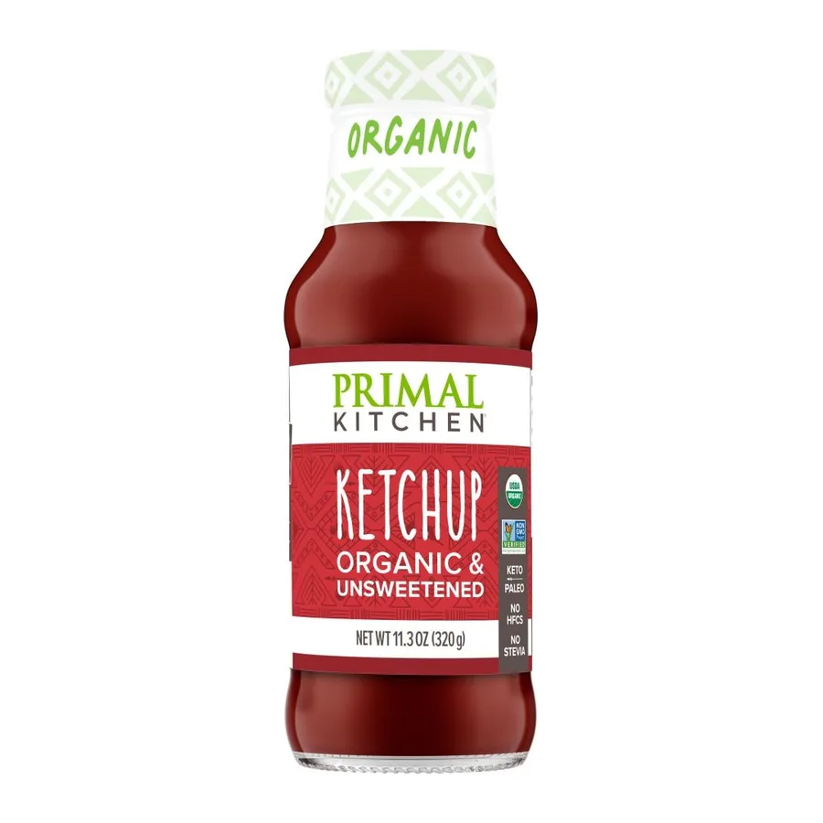 Primal Kitchen Unsweetened Ketchup, front of pack